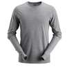 2427 AllroundWork, Wollen T-shirt met Lange Mouwen Snickers Workwear ( Zwart, S )