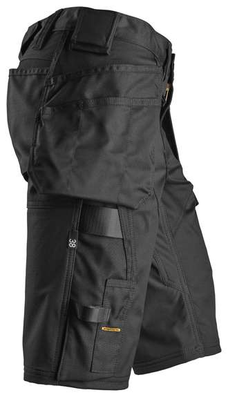 AllroundWork, Short avec poches holster pour femme en tissu extensible