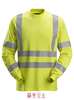 2461 ProtecWork, T-shirt met Lange Mouwen klasse 3 snickers workwear ( High vis geel, S )