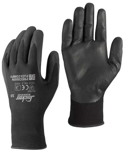 Precision Flex Comfy Gloves 9391 per 100 paar verpakt Snickers Workwear