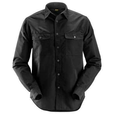 SMS 8513 LiteWork, 37.5® Shirt met Lange Mouwen zwart, Snickers Workwear